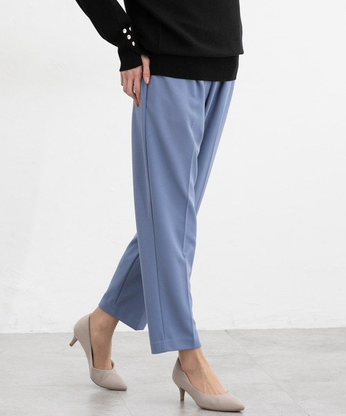 Honeys(ハニーズ)の「【抗菌防臭】テーパードパンツ(その他パンツ・レディース・ネイビー/グレイッシュブルー/グレイッシュベージュ/ブラック/ミント/ブラウン/ライトグリーン・L/LL/M/S/3L)」の14枚目の写真