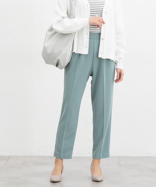 Honeys(ハニーズ)の「【抗菌防臭】テーパードパンツ(その他パンツ・レディース・ネイビー/グレイッシュブルー/グレイッシュベージュ/ブラック/ミント/ブラウン/ライトグリーン・L/LL/M/S/3L)」の16枚目の写真