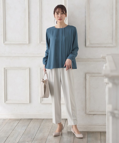 Honeys(ハニーズ)の「【抗菌防臭】テーパードパンツ(その他パンツ・レディース・ネイビー/グレイッシュブルー/グレイッシュベージュ/ブラック/ミント/ブラウン/ライトグリーン・L/LL/M/S/3L)」の17枚目の写真