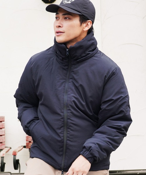 jiggys shop（ジギーズショップ）の「フード脱着 撥水 中綿パデッドジャケット（ダウンジャケット/コート・メンズ・チャコールグレー/ブラック/ネイビー・MEDIUM/LARGE/X-LARGE）」の3枚目の写真