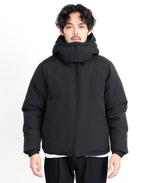 jiggys shop（ジギーズショップ）の「フード脱着 撥水 中綿パデッドジャケット（ダウンジャケット/コート・メンズ・チャコールグレー/ブラック/ネイビー・MEDIUM/LARGE/X-LARGE）」の12枚目の写真