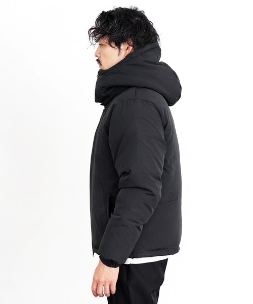 jiggys shop（ジギーズショップ）の「フード脱着 撥水 中綿パデッドジャケット（ダウンジャケット/コート・メンズ・チャコールグレー/ブラック/ネイビー・MEDIUM/LARGE/X-LARGE）」の13枚目の写真