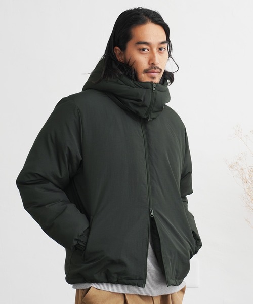 jiggys shop（ジギーズショップ）の「フード脱着 撥水 中綿パデッドジャケット（ダウンジャケット/コート・メンズ・チャコールグレー/ブラック/ネイビー・MEDIUM/LARGE/X-LARGE）」の6枚目の写真