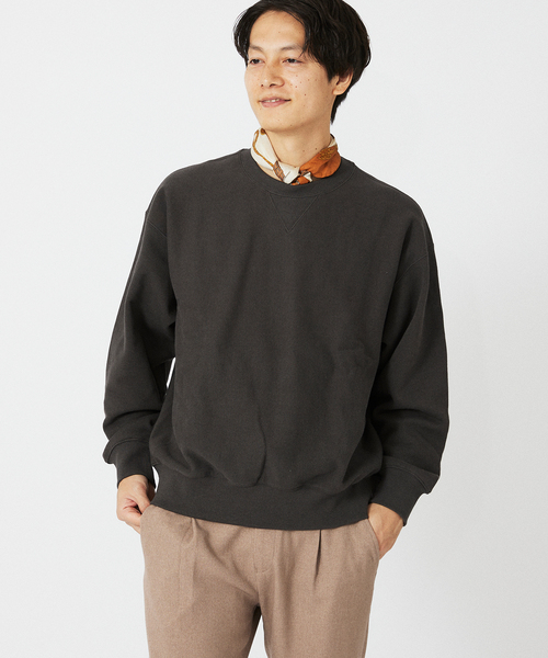 JOURNAL STANDARD relume(ジャーナルスタンダード レリューム)の「ヘビーウエイト ブラッシュ クルーネック スウェット(スウェット・メンズ・ブラック系その他/ネイビー/ライトグレー/レッド・MEDIUM/LARGE)」の21枚目の写真