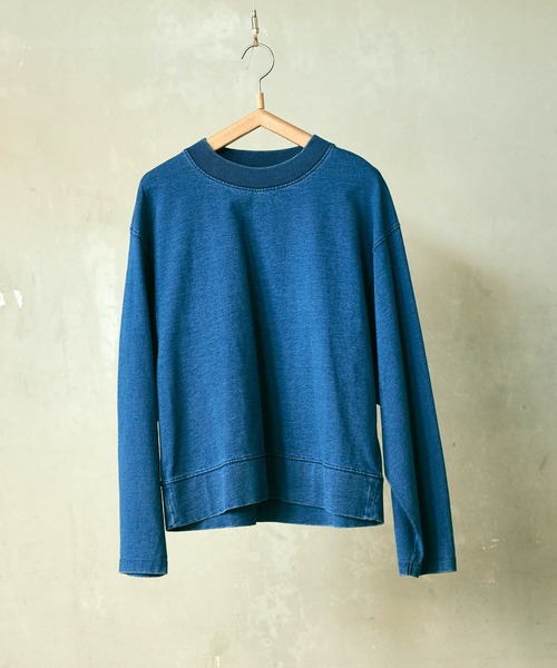 M2396 インディゴ天竺ロンＴ（Tシャツ/カットソー）｜RNA-N（アールエヌエーエヌ）