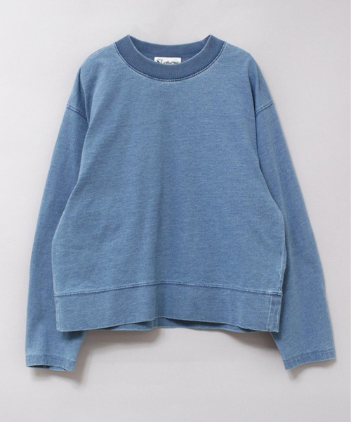 M2396 インディゴ天竺ロンＴ（Tシャツ/カットソー）｜RNA-N（アールエヌエーエヌ）