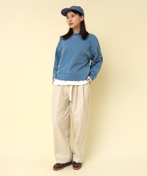 M2396 インディゴ天竺ロンＴ（Tシャツ/カットソー）｜RNA-N（アールエヌエーエヌ）