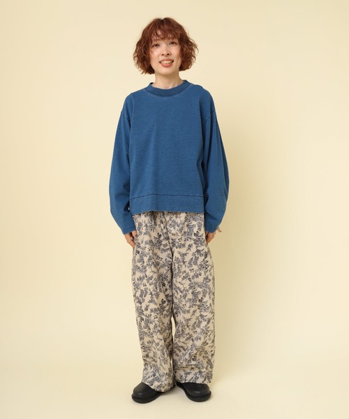 M2396 インディゴ天竺ロンＴ（Tシャツ/カットソー）｜RNA-N（アールエヌエーエヌ）