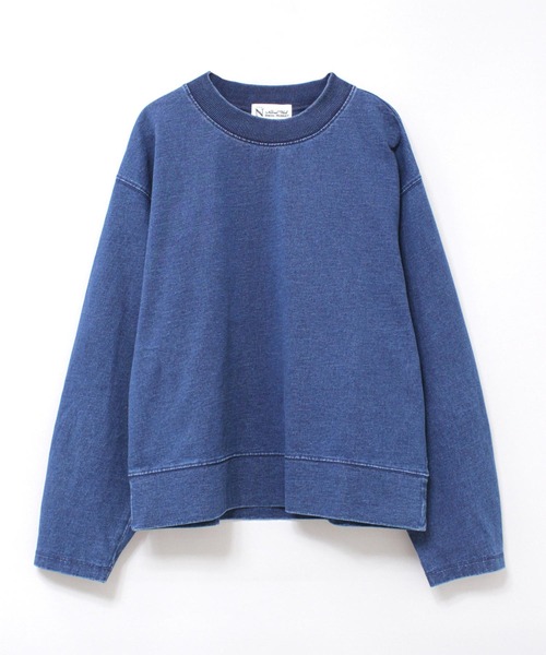 M2396 インディゴ天竺ロンＴ（Tシャツ/カットソー）｜RNA-N（アールエヌエーエヌ）