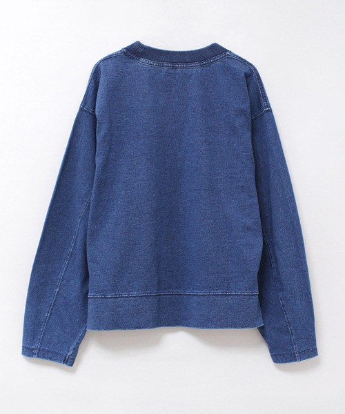 M2396 インディゴ天竺ロンＴ（Tシャツ/カットソー）｜RNA-N（アールエヌエーエヌ）