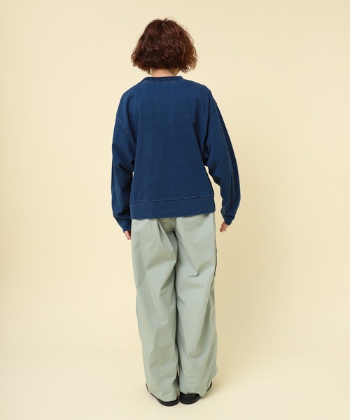 M2396 インディゴ天竺ロンＴ（Tシャツ/カットソー）｜RNA-N（アールエヌエーエヌ）