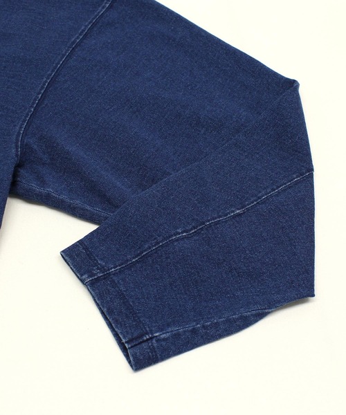 M2396 インディゴ天竺ロンＴ（Tシャツ/カットソー）｜RNA-N（アールエヌエーエヌ）