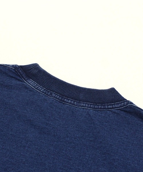 M2396 インディゴ天竺ロンＴ（Tシャツ/カットソー）｜RNA-N（アールエヌエーエヌ）
