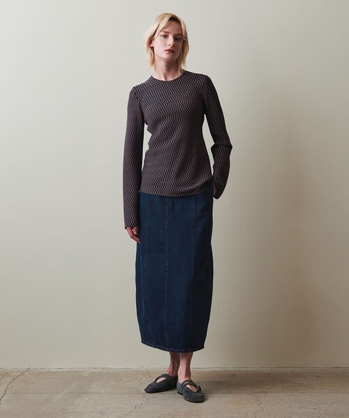 セール】＜Steven Alan＞13OZ デニム タルスカート（デニム