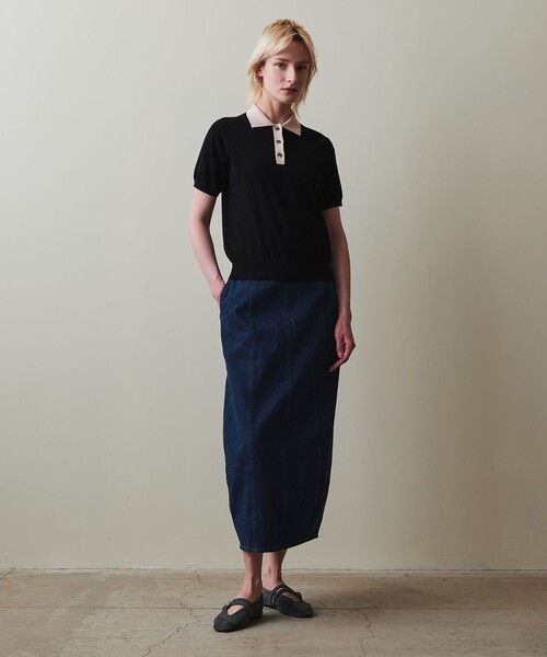 セール】＜Steven Alan＞13OZ デニム タルスカート（デニム