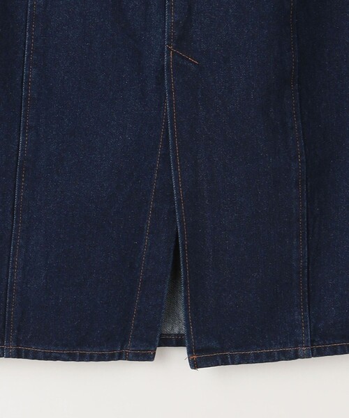 Steven Alan（スティーブンアラン）の「＜Steven Alan＞13OZ デニム タルスカート（デニムスカート・レディース・ネイビー/ブラック・L/M/S/XS）」の17枚目の写真