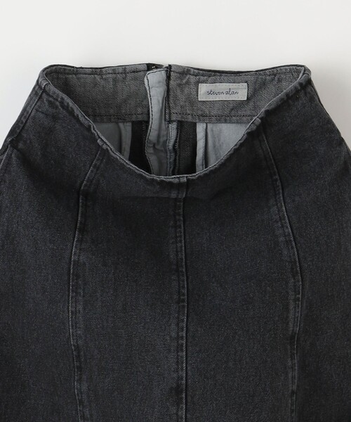 Steven Alan（スティーブンアラン）の「＜Steven Alan＞13OZ デニム タルスカート（デニムスカート・レディース・ネイビー/ブラック・L/M/S/XS）」の20枚目の写真