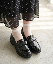 AAA+Feminine リボン付き ローファー
