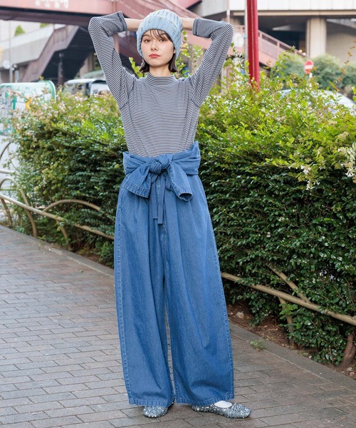 niko and...(ニコアンド)の「オリジナルビジュー付きニットワッチ(ニットキャップ/ビーニー・レディース・ライトブルー/ブラック/ライトグレー・FREE)」の20枚目の写真