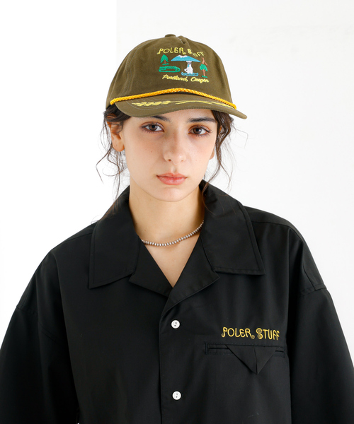 POLeR(ポーラー)の「【POLeR/ポーラー】TOURIST CAP/ツーリストキャップ/スーベニア/ユニセックス(キャップ・メンズ・ネイビー/カーキ/ブラック・フリー)」の4枚目の写真
