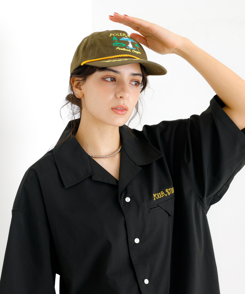POLeR(ポーラー)の「【POLeR/ポーラー】TOURIST CAP/ツーリストキャップ/スーベニア/ユニセックス(キャップ・メンズ・ネイビー/カーキ/ブラック・フリー)」の5枚目の写真