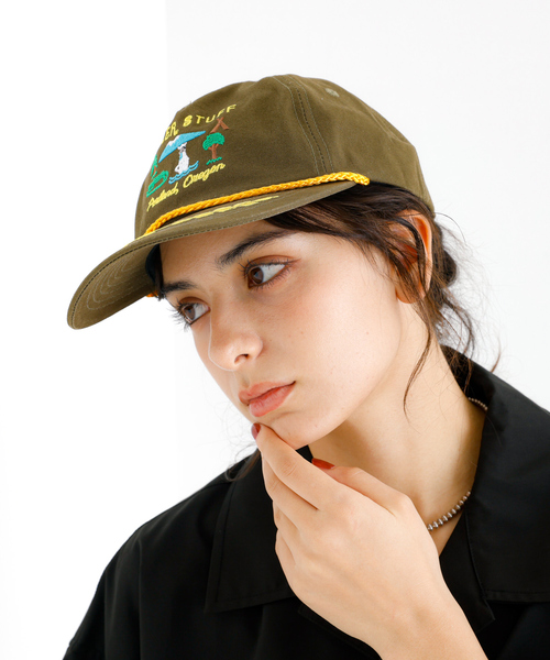 POLeR(ポーラー)の「【POLeR/ポーラー】TOURIST CAP/ツーリストキャップ/スーベニア/ユニセックス(キャップ・メンズ・ネイビー/カーキ/ブラック・フリー)」の6枚目の写真