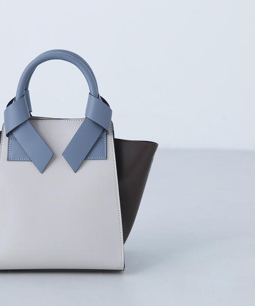 NATURAL BEAUTY BASIC（ナチュラルビューティーベーシック）の「◇リボンハンドルトートバッグ（トートバッグ・レディース・ブラック/ベージュ/ホワイト系その他/グレー系その他・ﾌﾘ-）」の20枚目の写真