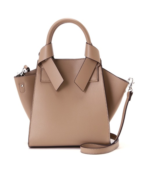 NATURAL BEAUTY BASIC（ナチュラルビューティーベーシック）の「◇リボンハンドルトートバッグ（トートバッグ・レディース・ブラック/ベージュ/ホワイト系その他/グレー系その他・ﾌﾘ-）」の8枚目の写真