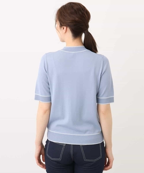 配色ラインデザインアンサンブル/洗える/WEB限定サイズあり