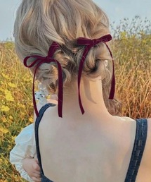 SHEPP（シープ）の「【2個セット】リボンヘアクリップ１（ヘアピン）」