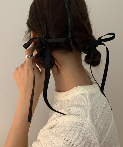 SHEPP(シープ)の「【お気に入り登録13000人突破】【2個セット】リボンヘアクリップ1(ヘアピン・レディース・ホワイト/ブラック/ピンク/ブルー/その他1/その他2・F)」の14枚目の写真