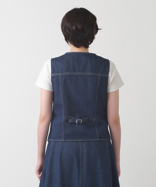 Levi's（リーバイス）の「Levi's/リーバイス ルーズ ベスト ダークインディゴ（ベスト・レディース・ダークインディゴブルー・XS/S/M）」の3枚目の写真