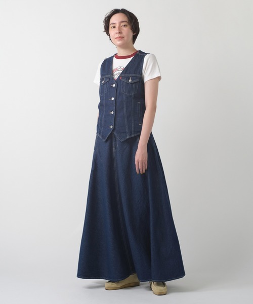 Levi's（リーバイス）の「Levi's/リーバイス ルーズ ベスト ダークインディゴ（ベスト・レディース・ダークインディゴブルー・XS/S/M）」の5枚目の写真