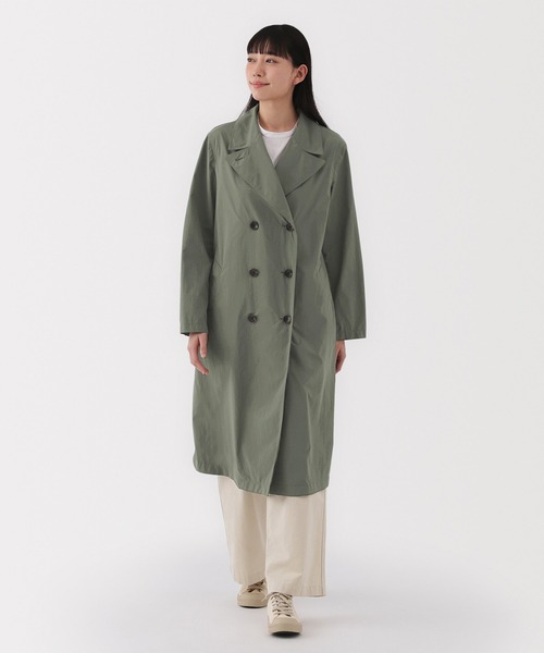 無印良品（ムジルシリョウヒン）の「婦人　撥水　トレンチコート（トレンチコート・レディース・ブラウン系/ダークネイビー/スモーキーグリーン系・XL/L/M/S）」の15枚目の写真