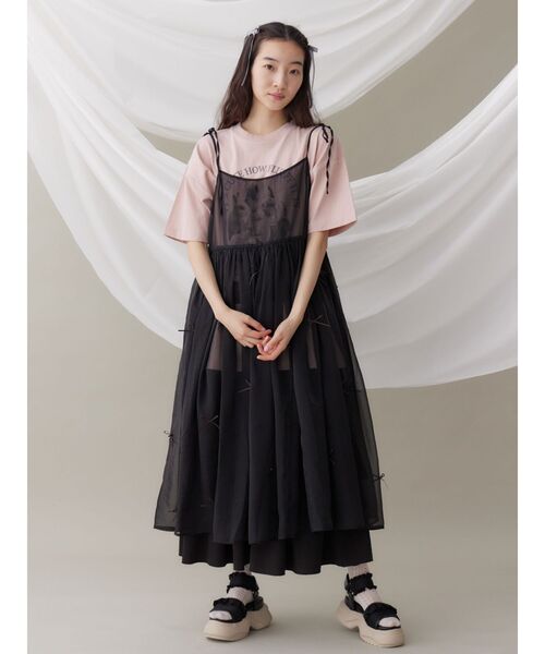 merry jenny（メリージェニー）の「fluffy rabbit tee / フラッフィーtee（Tシャツ/カットソー・レディース・オフホワイト/ベージュ/ピンク・FREE）」の13枚目の写真