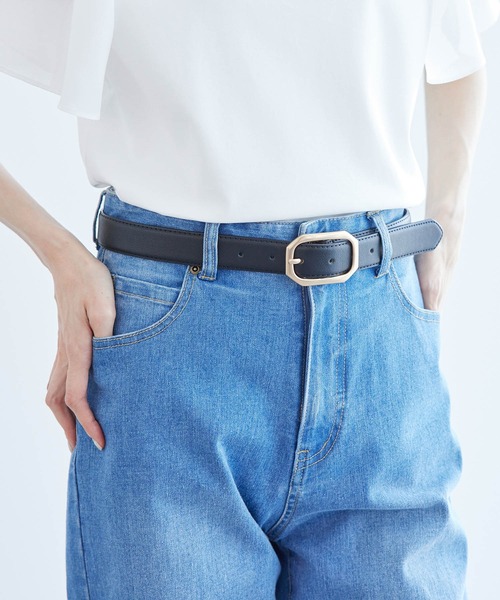 28mmスクエアバックルステッチベルト（ベルト）｜ROPE' PICNIC