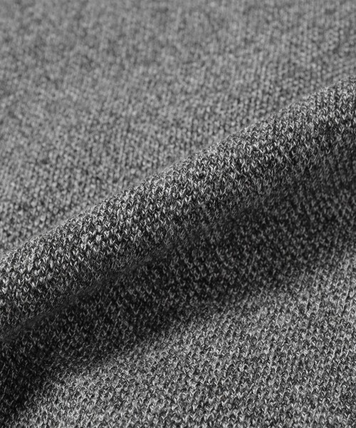 crepuscule（クレプスキュール）の「crepuscule / Moss Stitch Polo（ポロシャツ・メンズ・オフホワイト/チャコールグレー・L/XL/M）」の12枚目の写真