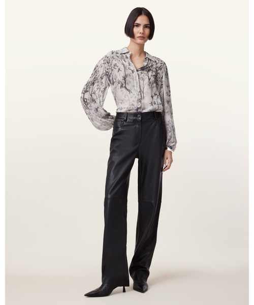 ALLSAINTS(オールセインツ)の「EDDIE PRINTED RELAXED FIT SHIRT | EDDIE プリント リラックス フィット シャツ(シャツ/ブラウス・レディース・ホワイト系その他・8/4/6)」の5枚目の写真
