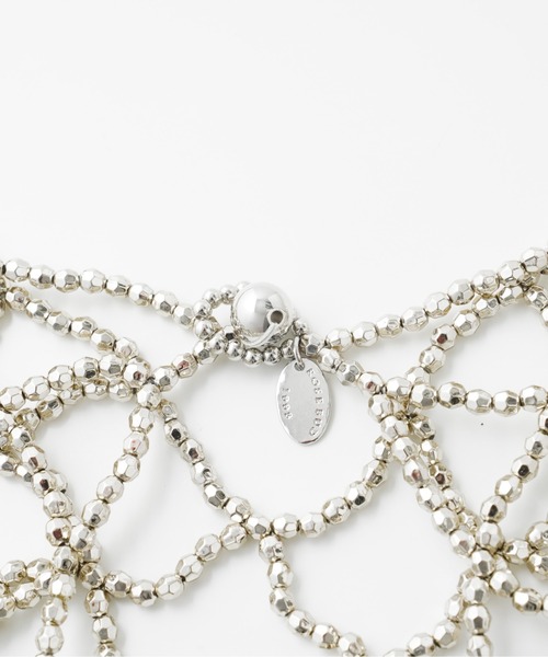 ROSE BUD（ローズバッド）の「METAL BEADS BUSTIER（その他トップス・レディース・シルバー・ONE SIZE）」の3枚目の写真