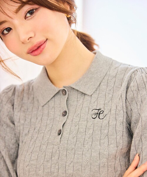 2025 未使用　CADUNE ケーブルポロニット　今期完売品　ポロシャツ セール】U.S. POLO ASSN. × PUBLUX/ユーエスポロアッスン 別注