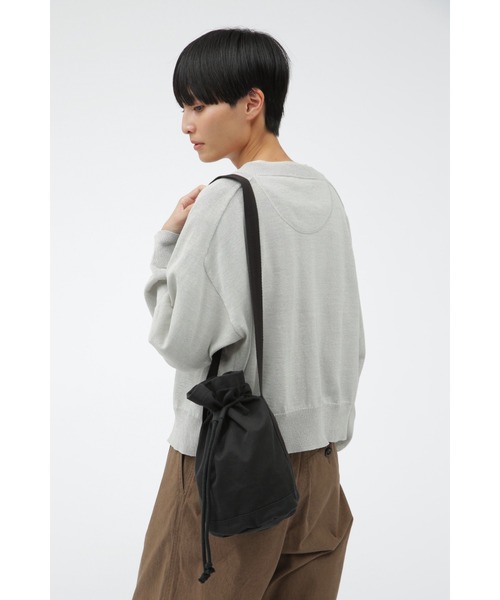 MHL.(エムエイチエル)の「WASHED COTTON DRILL(ショルダーバッグ・レディース・ベージュ系その他2/ブラック・FREE)」の5枚目の写真