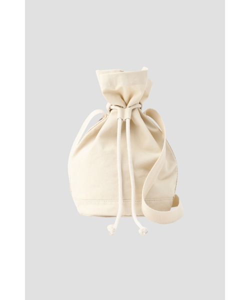 MHL.(エムエイチエル)の「WASHED COTTON DRILL(ショルダーバッグ・レディース・ベージュ系その他2/ブラック・FREE)」の15枚目の写真