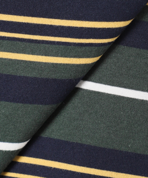 最終値下アンスクリアINSCRIREストライプ ポロシャツショート丈 INSCRIRE（アンスクリア）の「【INSCRIRE /アンスクリア】Border