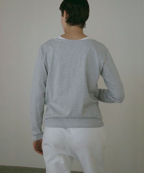 マノフ / MANOF レイヤードカットソー  -   LAYER BORDER CUT TOPS セール】LAYER BORODER CUT TOPS（Tシャツ/カットソー）｜MANOF