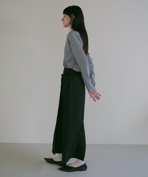マノフ / MANOF レイヤードカットソー  -   LAYER BORDER CUT TOPS セール】LAYER BORODER CUT TOPS（Tシャツ/カットソー）｜MANOF