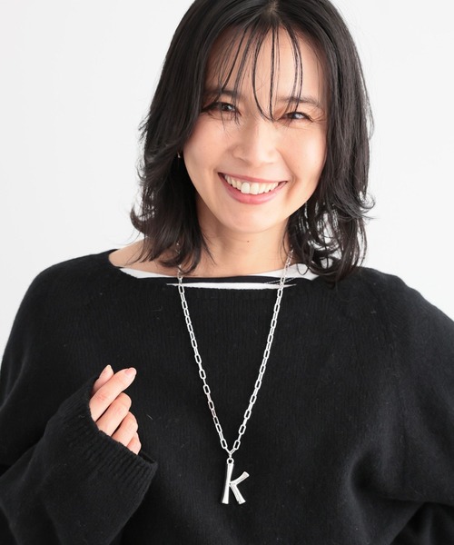 セール】BARNYARDSTORM / イニシャルチェーンネックレス 【『ネルソン