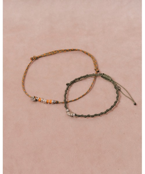 wakami(ワカミ)の「【別注】wakami / アンクレット 2本セット 2025(アンクレット・レディース・オレンジ/ネイビー/ブラック/グレー/ベージュ/マルチ/エメラルド・ONE SIZE)」の9枚目の写真