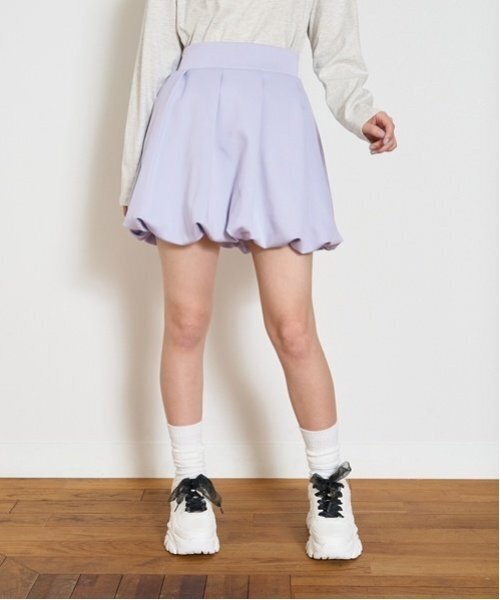 LOVETOXIC（ラブトキシック）の「ダンボールバルーンスカート（スカート・キッズ・ブラック/イエロー/ホワイト系その他/サックスブルー・M:150cm/S:140cm/L:160cm）」の3枚目の写真