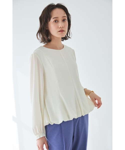 セール】シフォンブラウス ウォッシャブル ジョーゼット 無地