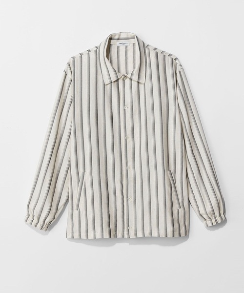 AMERICAN RAG CIE(アメリカンラグシー)の「【AMERICAN RAG CIE】ストライプジャケット(MEN)(その他アウター・メンズ・ブラック/ナチュラル・LARGE/MEDIUM)」の2枚目の写真